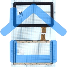 Сенсорное стекло (тачскрин) SLC09001BE0B, черное