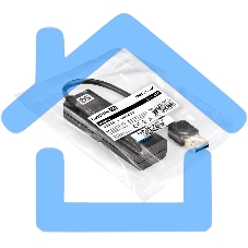 Хаб USB (концентратор) 4-в-1 ExeGate DUB-4TP (кабель-адаптер USB3.0 --> 4xUSB3.0, Plug&Play, черный)