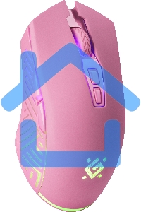 Мышь беспроводная Defender Pandora GM-502 розовый, 3200 dpi, радиоканал, USB, кнопки - 7