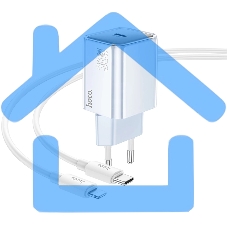 Сетевое зарядное устройство Hoco N47 Glorious 30W 3A (PD) белый PD30W