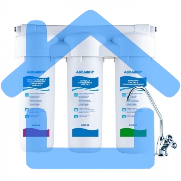 Водоочиститель Аквафор Трио Fe