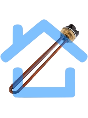 Нагревательный элемент для бойлера ТЭН RDT 1,2 кВт, термостат 15 A, кольцо уплотнительное D 42 мм Rexant