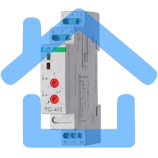 Реле времени PO-415 (задержка выкл./управ. контактом 230В 16А 1перекл. IP20 монтаж на DIN-рейке) F&F EA02.001.018
