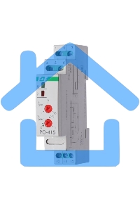 Реле времени PO-415 (задержка выкл./управ. контактом 230В 16А 1перекл. IP20 монтаж на DIN-рейке) F&F EA02.001.018