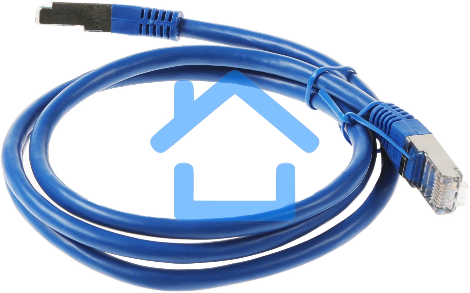 Патч-корд FTP Cablexpert кат.6, 1м, литой, многожильный черный
