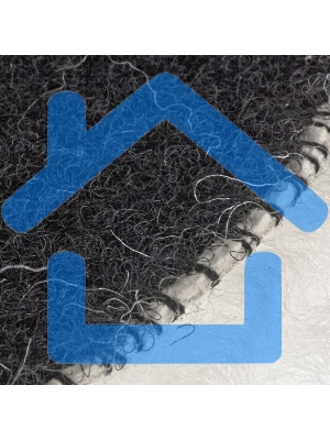 Насадка полировальная Matrix под липучку, 150 мм натуральная шерсть