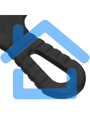 Шпатель СИБРТЕХ из нержавеющей стали, 300 мм зуб 10х10 мм пластмассовая ручка 85501