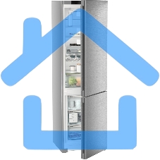 Холодильник Liebherr CNsdb 5723-22 001 нержавеющая сталь двухкамерный 266/94л морозилка снизу