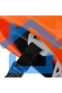 Каска защитная ударопрочная Denzel ABS/PC, плавная регулировка, модель 