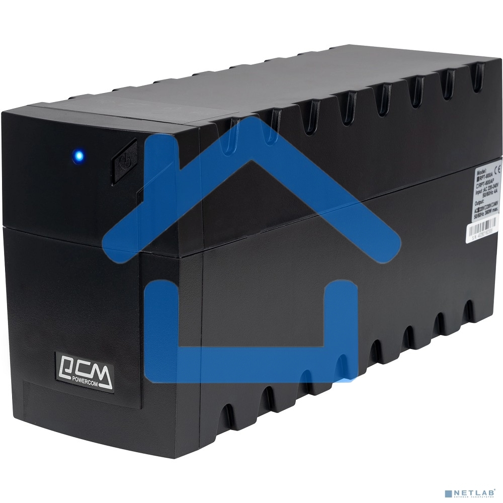 Источник бесперебойного питания Powercom Raptor RPT-600AP SE 360Вт 600ВА черный