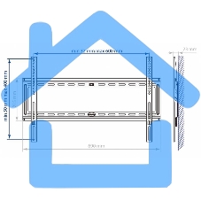 Кронштейн для телевизора Kromax IDEAL-1 черный 32