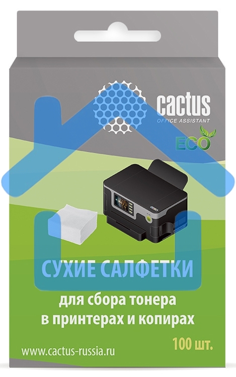 Салфетки Cactus CS-P2003E для принтеров и копиров 100шт сухих