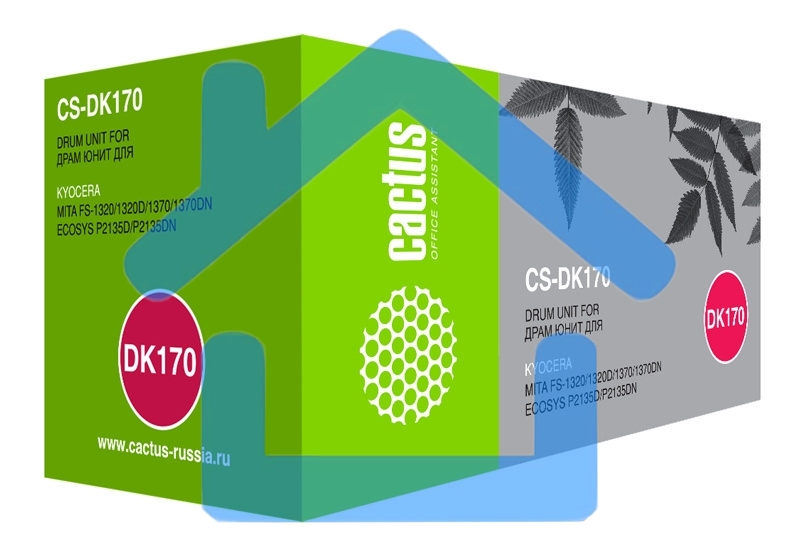 Блок фотобарабана Cactus CS-DK170 ч/б:100000стр. для Kyocera Ecosys M2035/ M2035dn/M2535 Kyocera