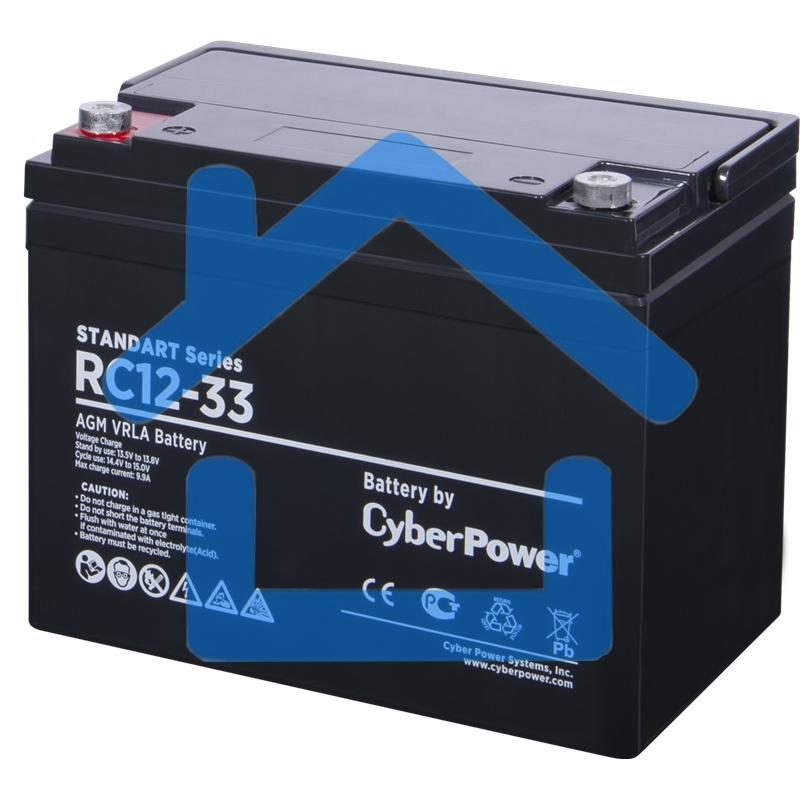 Батарея SS CyberPower RC 12-33 / 12V 33 Ah