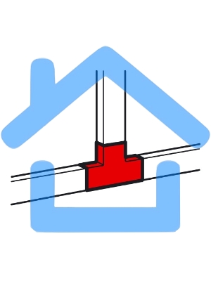 Тройник 15x10 мм METRA Тройник 15x10 мм METRA
