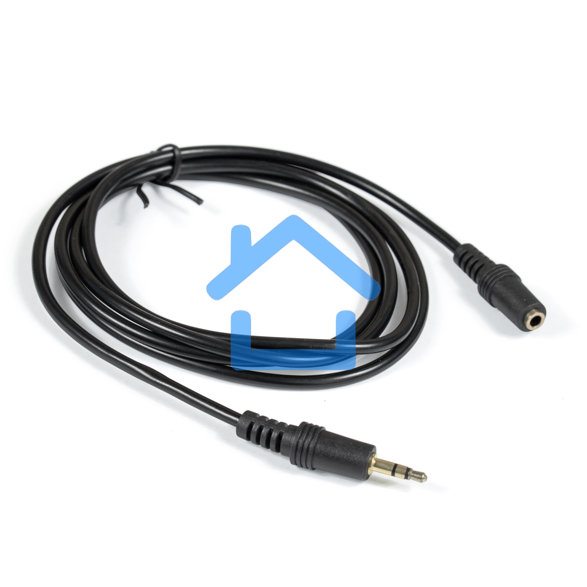 Удлинитель звуковой Exegate EX-CCA-423-1.5 (3.5mm Jack M/3.5mm Jack F, 1,5м, позолоченные контакты)