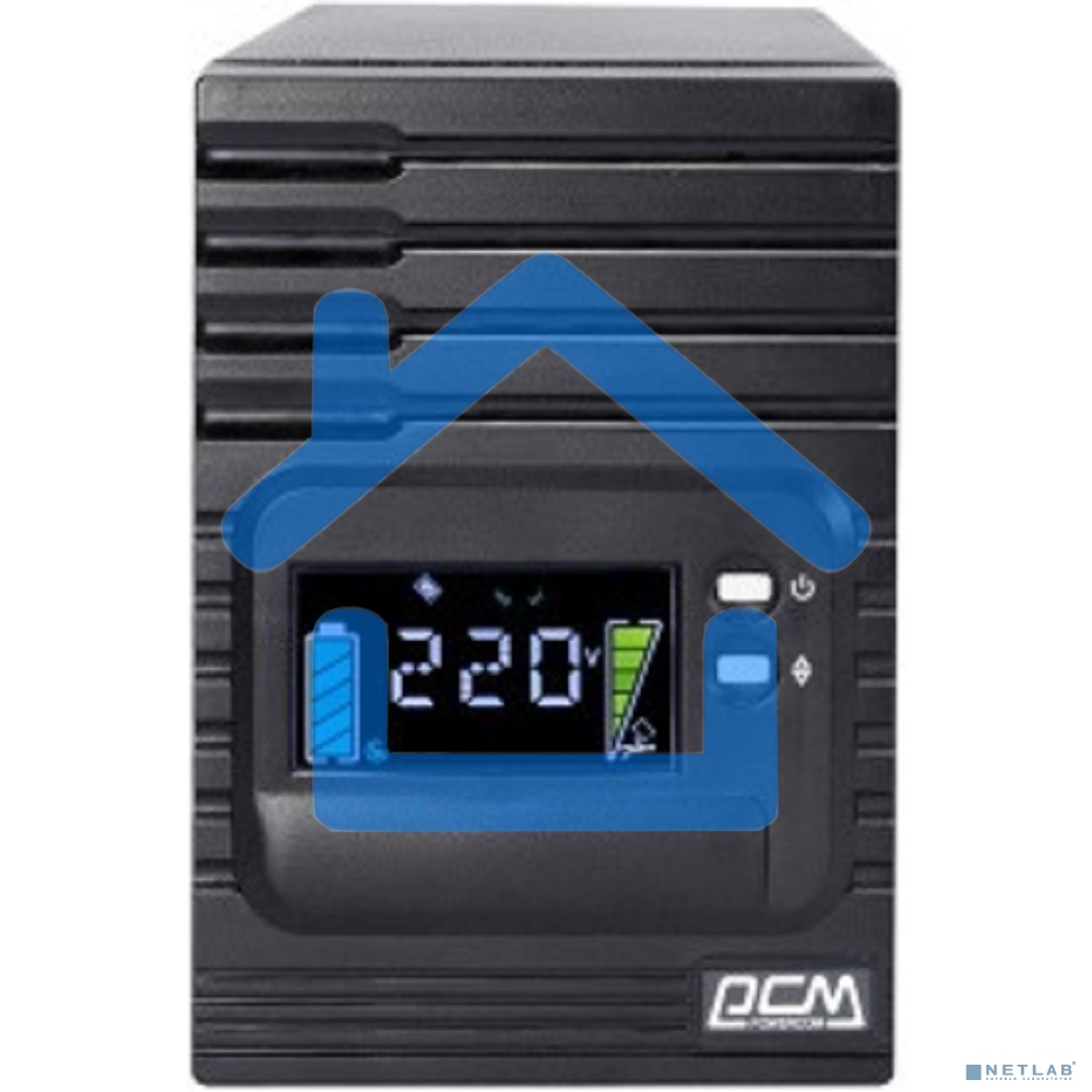 Источник бесперебойного питания Powercom Smart King Pro+ SPT-3000-II LCD 2400Вт 3000ВА черный