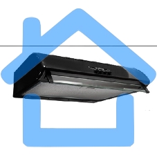 Вытяжка подвесная Gefest ВО 2501 К41 черный, 50 см, 300 куб. м/ч, 75 дБ