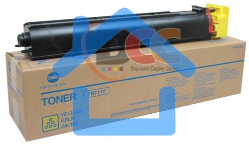 Картридж лазерный Konica-Minolta bizhub C654/754/Pro C754 желтый TN-711Y