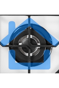 Газовая варочная панель LEX GVG 640-1 WH белый