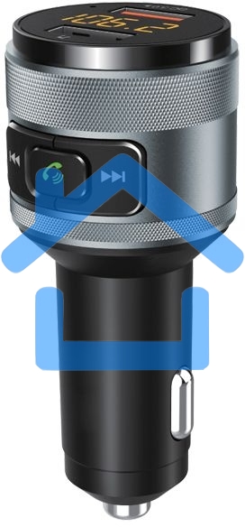 Автомобильный FM-модулятор Ritmix FMT-A707 черный MicroSD BT USB