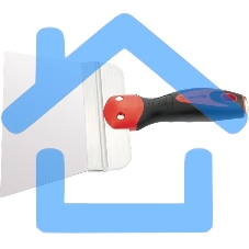 Шпатель Matrix фасадный из нержавеющей стали, 200 мм, 2-комп. ручка, широкое полотно