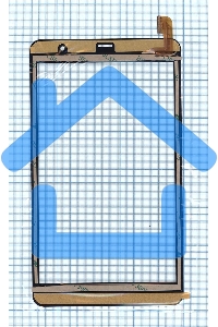 Сенсорное стекло (тачскрин) DEXP Ursus R180 4G, черное