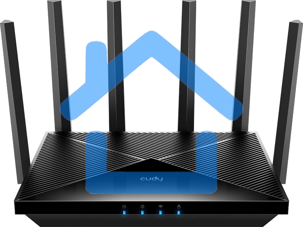 Маршрутизатор Cudy APP BE6500 2.5G Dual Band Wi-Fi 7 Mesh Router, Chipset Broadcom, 802.11be/ax/ac/a/b/g/n, 5764Mbps at 5GHz + 688Mbps at 2.4GHz, 1 x 2.5Gbps WAN Port, 4 x 10/100/1000Mbps Ports, 6 x 5dBi fixed antennas, WiFi router/AP/ Repeater/WISP Mode,