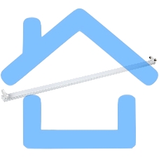 Светильник IEK ДБО 1003 под LED лампу 2хТ8 1200мм IP20