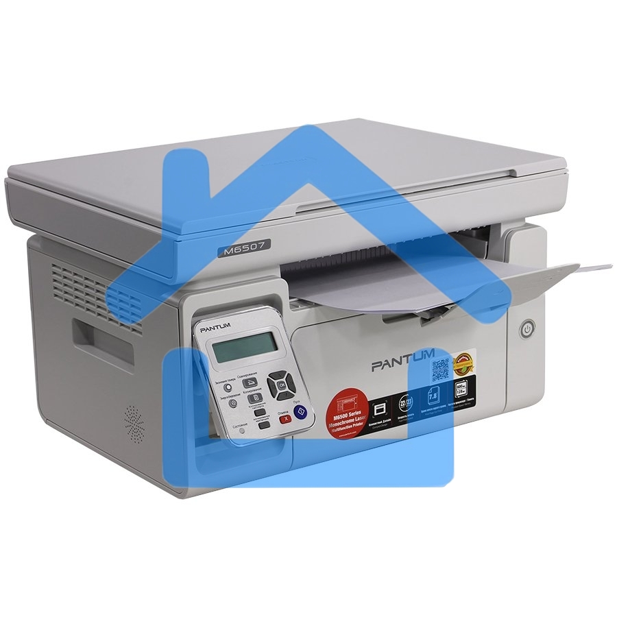 МФУ лазерное Pantum M6507, A4, ч/б, печ. до 22 стр/мин., скан. до 8.5 стр/мин., 1200 x 1200 dpi, USB