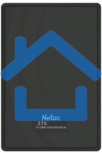 Внешний SSD Netac Z7S, 2TB, USB 3.2 Gen 1 Type-A, R/W 550/480, черный