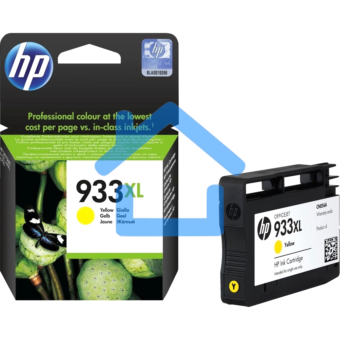 Картридж струйный HP №933XL CN056AE желтый для HP OJ 6700/7100 (825стр.)