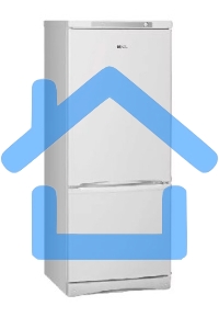 Холодильник Stinol STS 150 белый двухкамерный 191/72л морозилка снизу