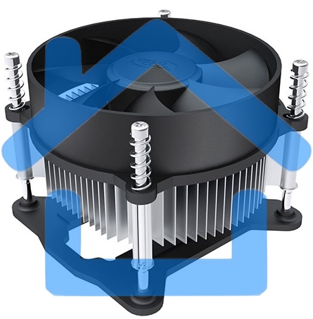 Кулер для процессора DEEPCOOL CK-11508 PWM черный, 92 мм, алюминий, 2200 об/мин, 30.1 дБ, 4 pin, 65 Вт, 70 мм