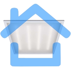 Светильник светодиодный PPL 595/U Opal 36Вт 6500К 2700лм с драйвером 370мА IP40 (Аналог ЛВО 4х18) JazzWay