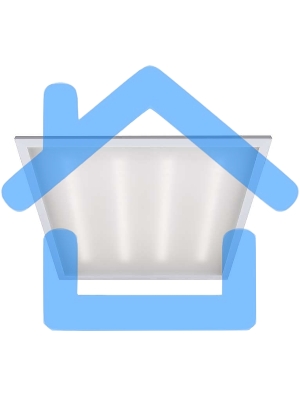 Светильник светодиодный PPL 595/U Opal 36Вт 6500К 2700лм с драйвером 370мА IP40 (Аналог ЛВО 4х18) JazzWay