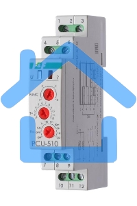 Реле времени PCU-510 (многофункц. 230В 2х8А 2перекл. IP20 монтаж на DIN-рейке) F&F EA02.001.009