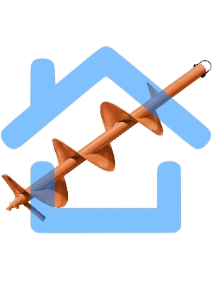 Бур для мотобуров Carver GDB-200 (01.003.00048)