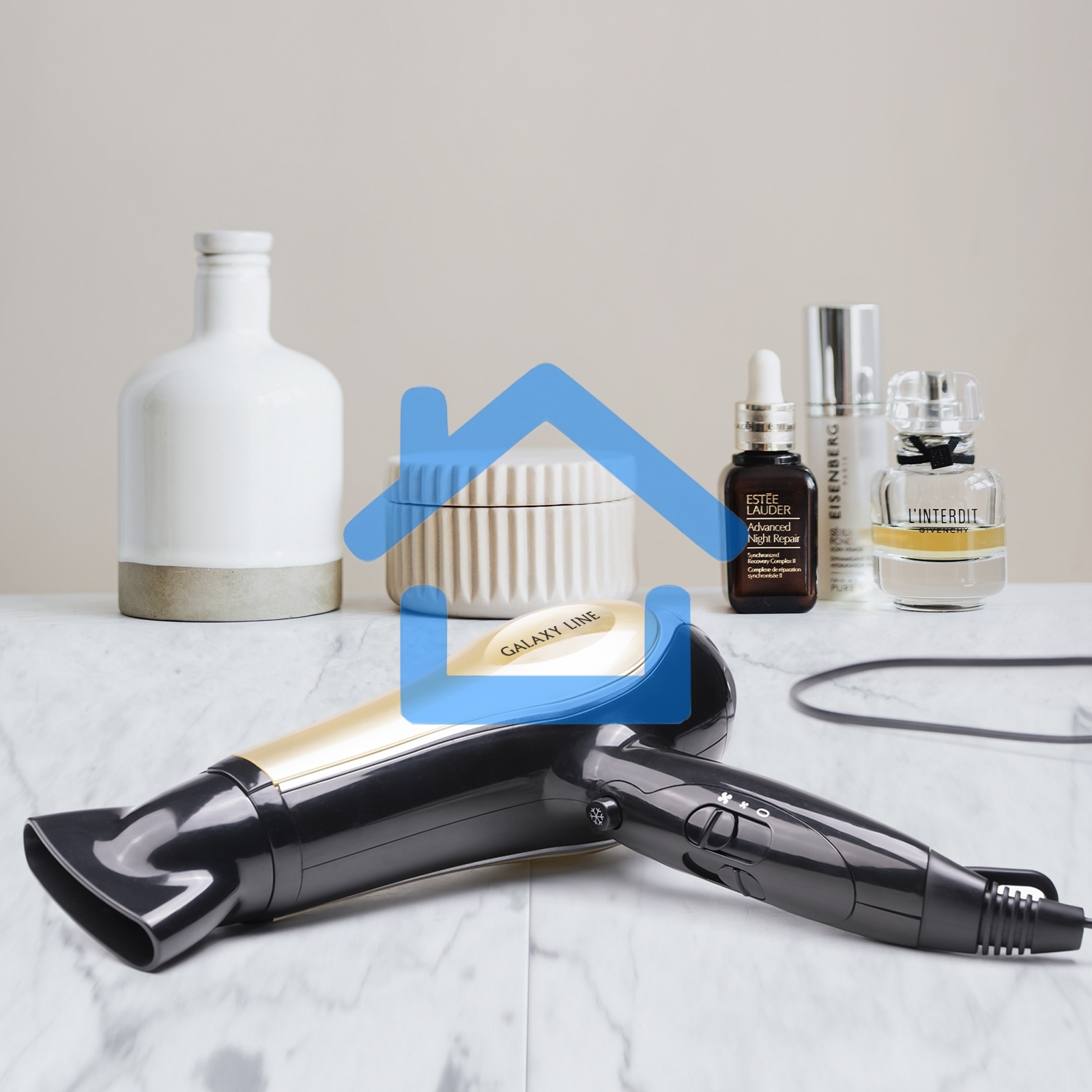 Фен Galaxy GL 4316 (2200 Вт, 2 скорости, 3 температурных режима, функция 