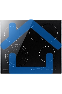 Встраиваемая электрическая панель Samsung NZ64T3536DK/WT 59 x 50.5 x 5.2 см., электронное управление, 15 степеней мощности, автоматическое отключение, защита от детей, блокировка управления, дисплей, 4 конфорки, 2 с зоной расширения, рамка из нержавеющей 