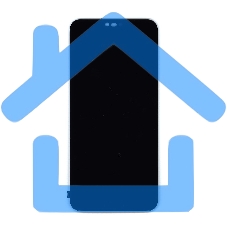 Дисплей для Huawei Honor 10 с кнопкой Home в комплекте черный