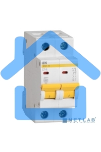 Выключатель автоматический модульный 2п C 10А 4.5кА ВА47-29 ИЭК MVA20-2-010-C