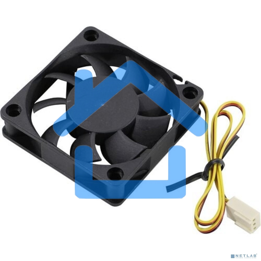 Вентилятор для корпуса ExeGate ExtraSilent ES06015S3P черный, 60 мм, 2500 об/мин, 17 дБ, 3 pin