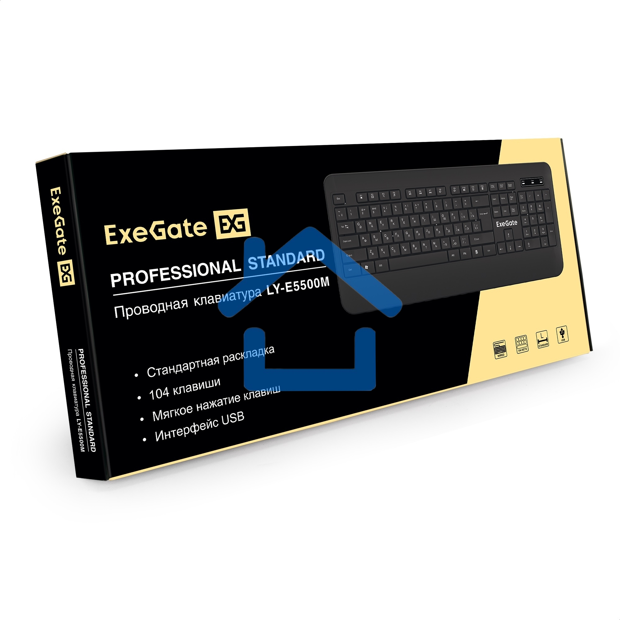 Клавиатура ExeGate Professional Standard LY-E5500M проводная, USB, черный