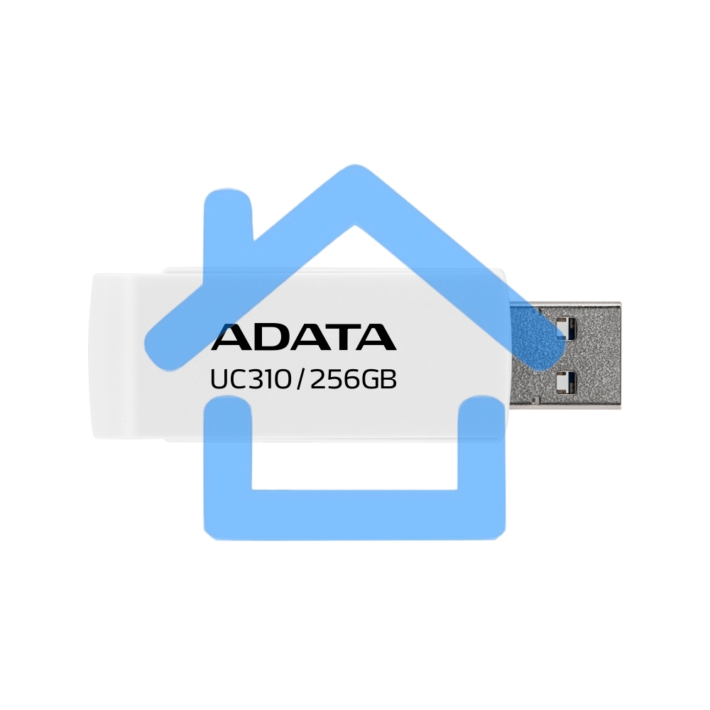 Флешка USB ADATA R/W 256Gb USB 3.2 Gen1 UC310-256G-RWH White