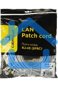 Патч-корд FTP Cablexpert кат.6, 7.5м, литой, многожильный (серый)