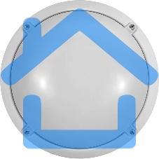 Светильник LED 61 194 OBL-R1-12-6.5K-WH-IP65-LED (Аналог НПП) ОНЛАЙТ