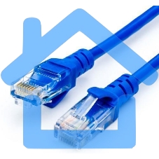 Кабель PATCH CAT5E UTP 2M BLUE ATCOM AT9161
