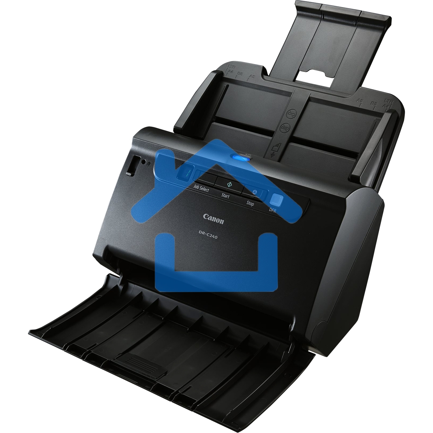 Сканер Canon DR-C240 (0651C003), протяжный, A4, CIS, 600x600 dpi, 45(30)ppm, ADF 60, Duplex Color, USB 2.0