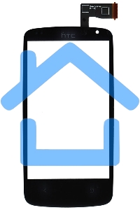 Сенсорное стекло (тачскрин) для HTC Desire 500, черное